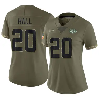 Nike Women's New York Jets Breece Hall #20 Alternate White Game Jersey